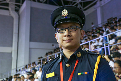 Francis, 26岁,代表香港交通安全队,第四次来北京