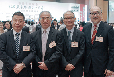 From left to right: Mr. K.Y. Lam, Founder & CEO of Starlite Holdings Ltd. and Member of the National Committee of the CPPCC; Mr. Hu Jingchang, Member of the National Committee of the CPPCC; Mr. Tai Keen Man, Deputy Director of Broadcasting (Programmes); Mr. Kit Szeto, Director& CEO of Dim Sum TV.