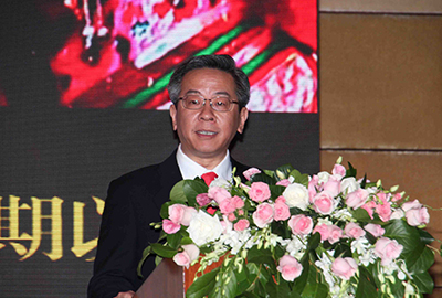 Mr Lu yongzheng, the Vice Governor of The People’s Government of Guizhou Province delivers his speech