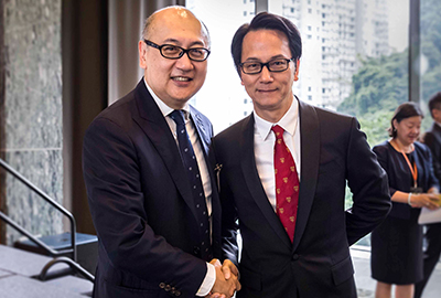 Mr Kit Szeto (left) and Mr. Alexander WAN, Senior Advisor of China Daily Asia Pacific