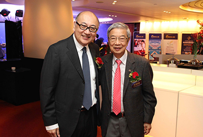 Mr Kit Szeto and Mr Wong K.K. Chairman & CEO of Kum Shing Group
