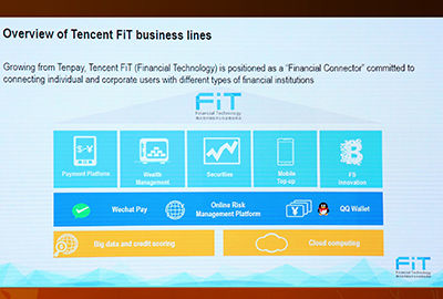 Tencent’s growing financial technology   