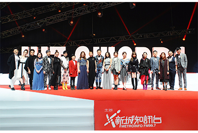 Group photo of singers on-site