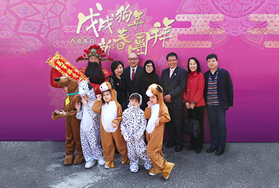 From left to right: Ms. Amy Wong, Vice President (Marketing and Sales) of Dim Sum TV, Mr. Kit Szeto, Director & CEO of Dim Sum TV, Ms. Ceci Chuang, Vice President of Dim Sum TV, Mr. Ka-wing Leung, Director of Broadcasting, Ms. Lynna Qi, Associate Vice President (Public Affairs) of Dim Sum TV, Mr. Bryan Leung, Associate Vice President (Channel Identity) of Dim Sum TV